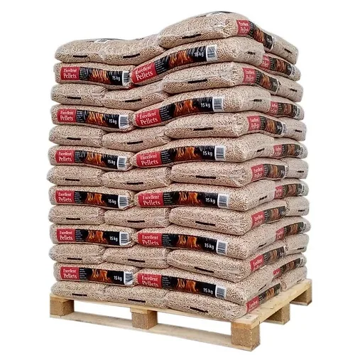 Belgické drevené pelety DINplus a ENplus A1 / paleta 975 kg (65 × 15 kg)