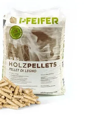 Drevené pelety Pfeifer Pellets ENplus A1 / paleta 1 050 kg (70 × 15 kg)