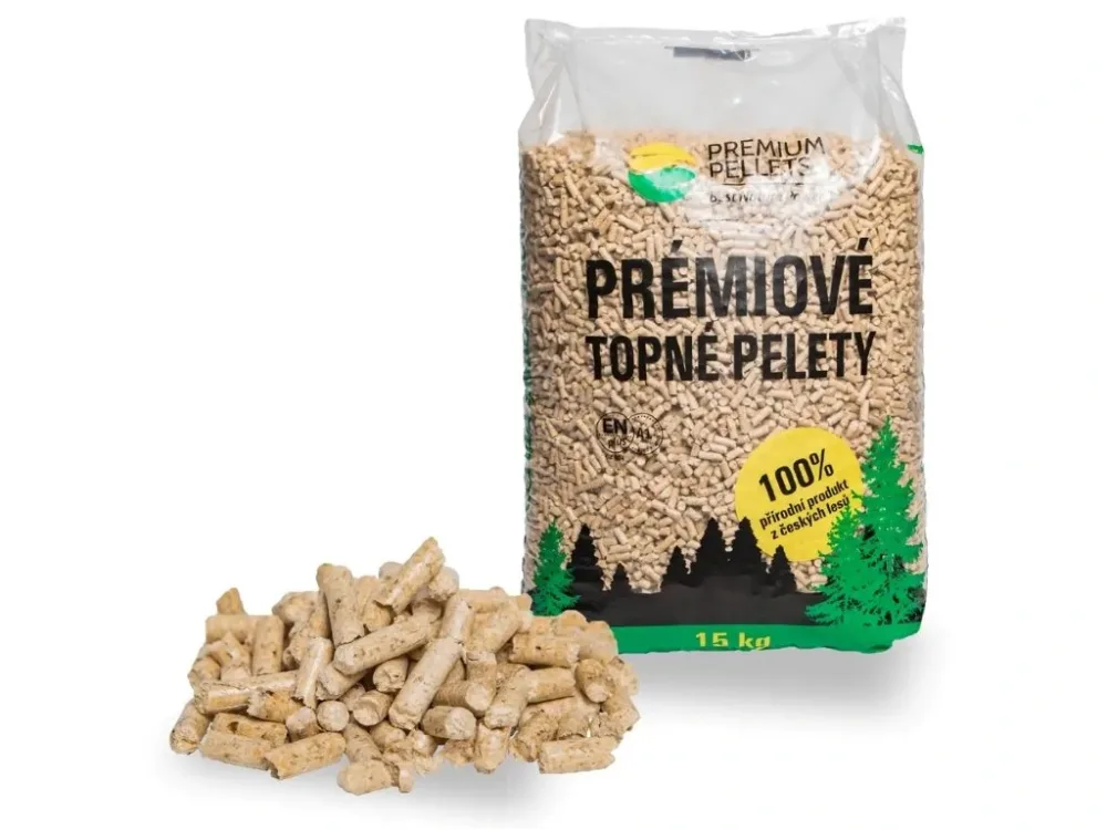 Drevené pelety Premium Pellets ENplus A1 / paleta 825 kg