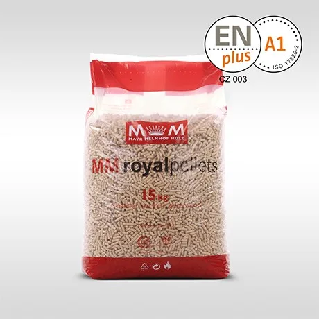 Drevené pelety Royal Pellets svetlé / paleta 1 050 kg